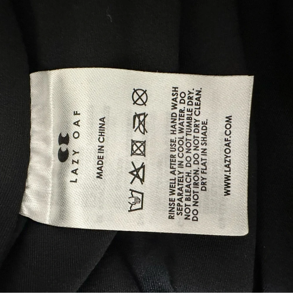 Lazy Oaf UK Brand Warped Flower Face Bikini Top Lazy Swim Wrap Top Women's 8 USA - Picture 7 of 11